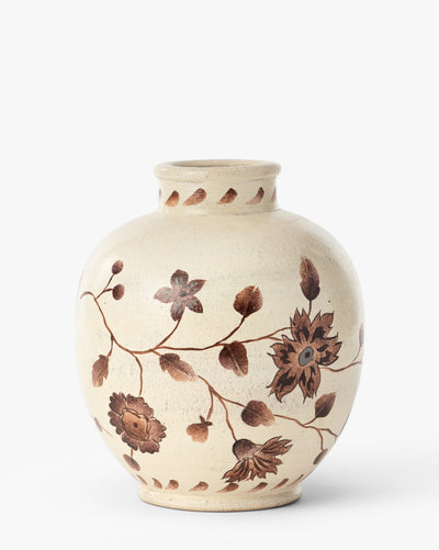 Hand-Painted Autumn Vine Vase