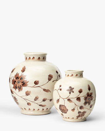 compare product Hand-Painted Autumn Vine Vase